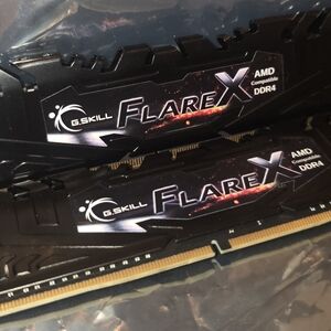 G.SKILL Flare X 16GB (2×8GB) DDR4-3200 CL14 Intel XMP & AMD Expo RAM F4-3200C14